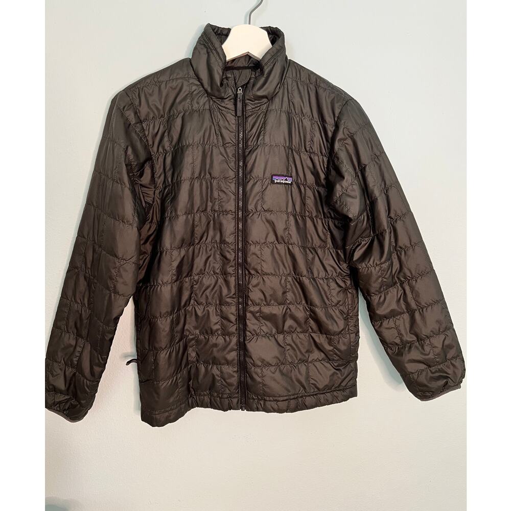 Patagonia Kids Nano Puff Jacket Forge Grey  XL 14